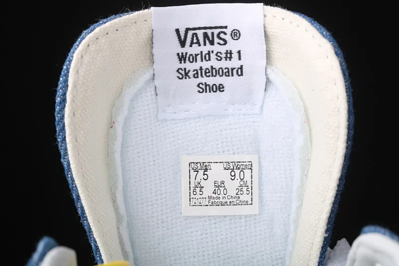 All categories Vans Vans series Vans Mid Vans China Vans Sk8-Mid classic denim blue mid-top casual sneakers VN0A3MV8Q69